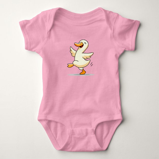 Tanzende Ente  T Shirt (Framsida)
