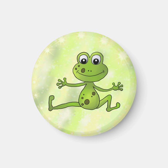 tanzender Frosch Magnet (Framsidan)
