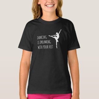 Tänzerin Ballett Träumen Tanzen T Shirt