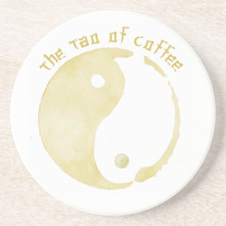 tao av kaffe underlägg sandsten
