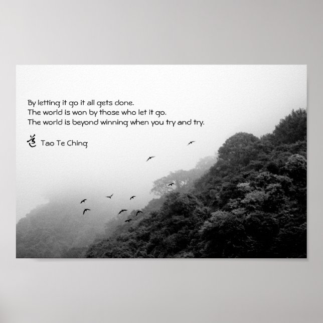 Tao Ching No.10 ©Photographic Print Poster (Framsidan)