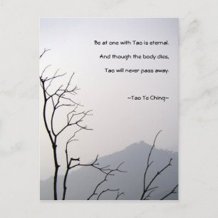 Tao de ching No.1/vykort Vykort