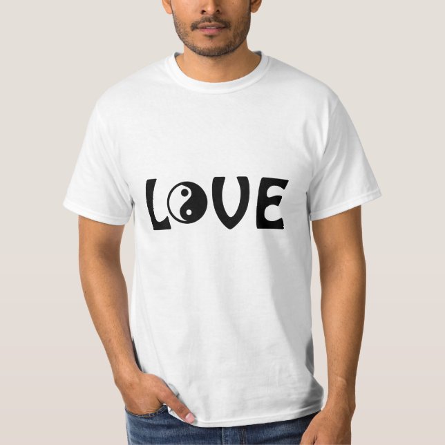 Tao kärlek tee shirt (Framsida)