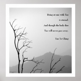 Tao Te Ching No.1/Poster Poster