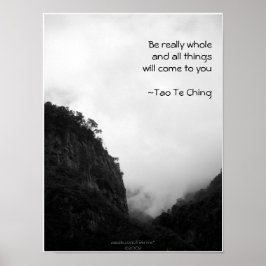 Tao Te Ching No.2/ Poster