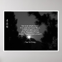Tao Te Ching No.3/Poster
