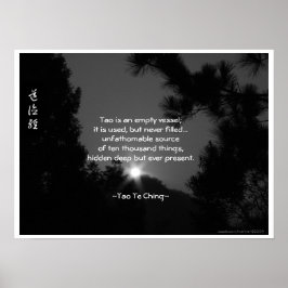 Tao Te Ching No.3/Poster Poster
