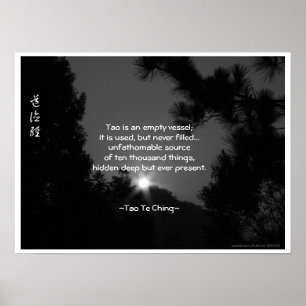 Tao Te Ching No.3/Poster Poster