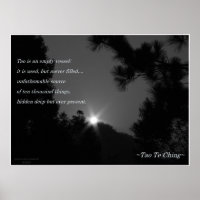 Tao Te Ching No.3/Poster