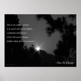 Tao Te Ching No.3/Poster Poster