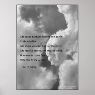 Tao Te Ching No.4/Poster Poster