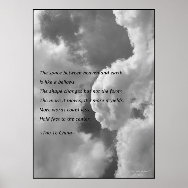 Tao Te Ching No.4/Poster Poster (Framsidan)