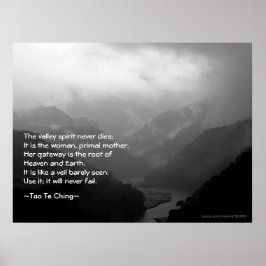 Tao Te Ching No.6/Poster Poster