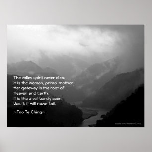 Tao Te Ching No.6/Poster Poster