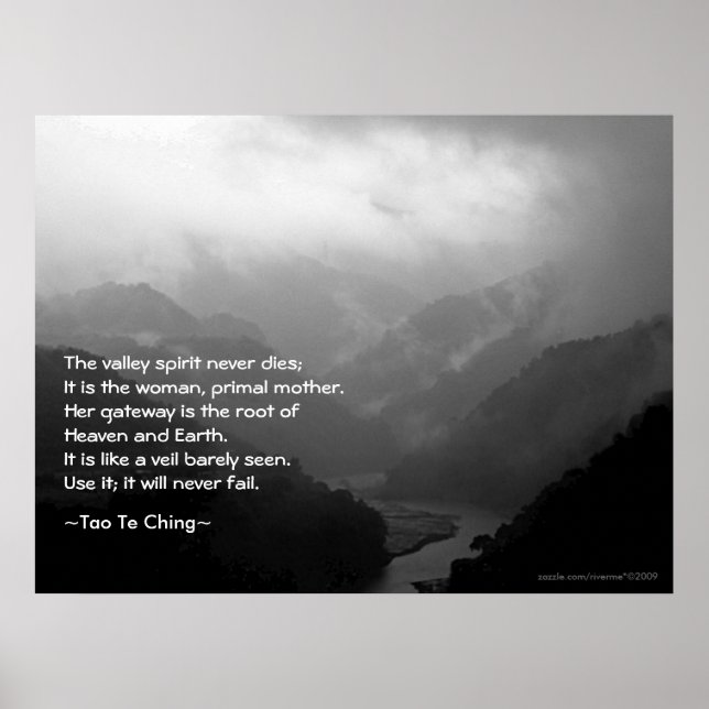Tao Te Ching No.6/Poster Poster (Framsidan)