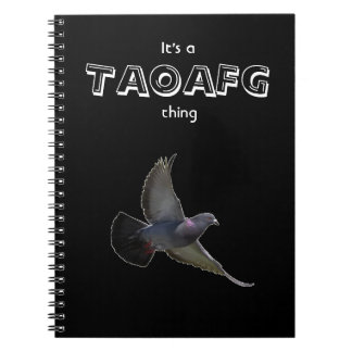 TAOAFG-duvajournal Anteckningsbok
