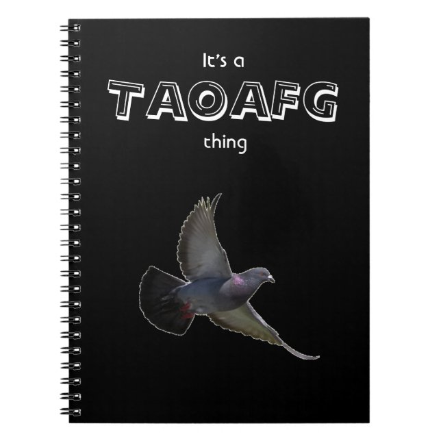 TAOAFG-duvajournal Anteckningsbok (Framsidan)
