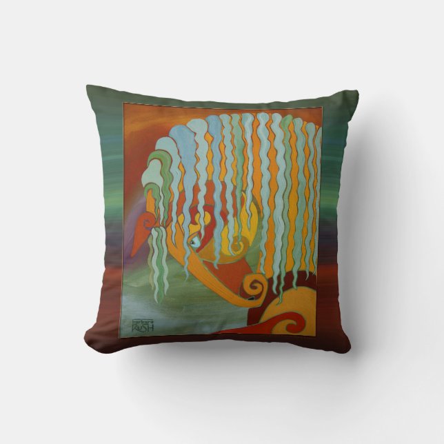 Taoen av styrkehästen kudder kudde (Framsida)