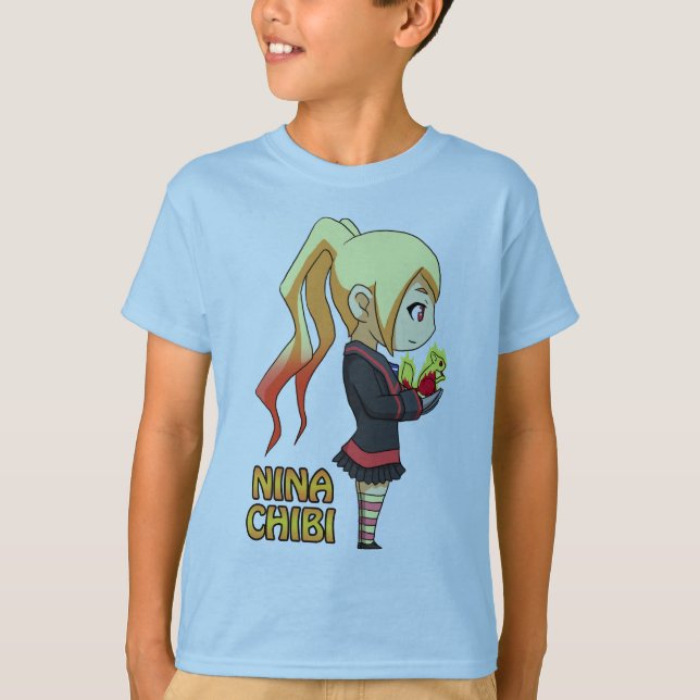 TAOFEWA - Nina Chibi - stativ #7 Tee Shirt (Framsida)
