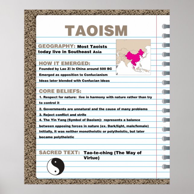 Taoism Poster (Framsidan)