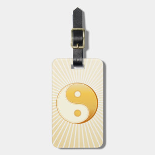 Taoism Symbol Bagagebricka