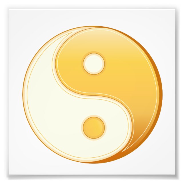 Taoism Symbol Fototryck (Framsidan)