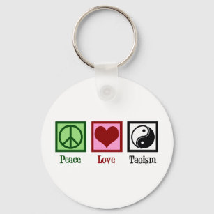 Taoist Peace Kärlek Taoism Yin Yang Nyckelring