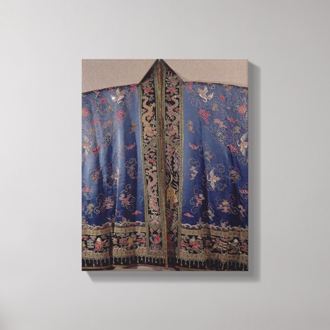 Taoist Robe från ett imperialistiskt tempel Canvastryck (Framsida)