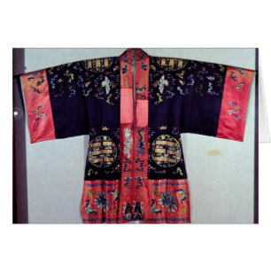 Taoist Robe with Tai Chi Yin and Yang Hälsningskort
