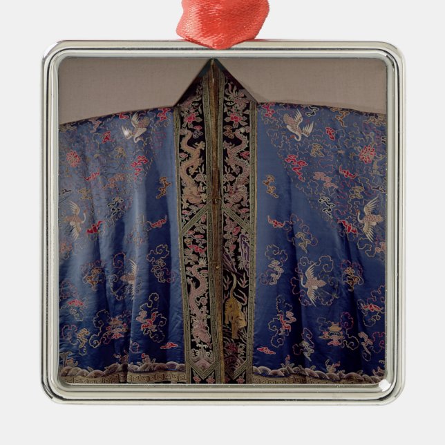 TaoistRobe från ett imperialistiskt tempel Julgransprydnad Metall (Framsidan)