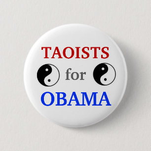 Taoists för Obama 2012 knäppas Knapp