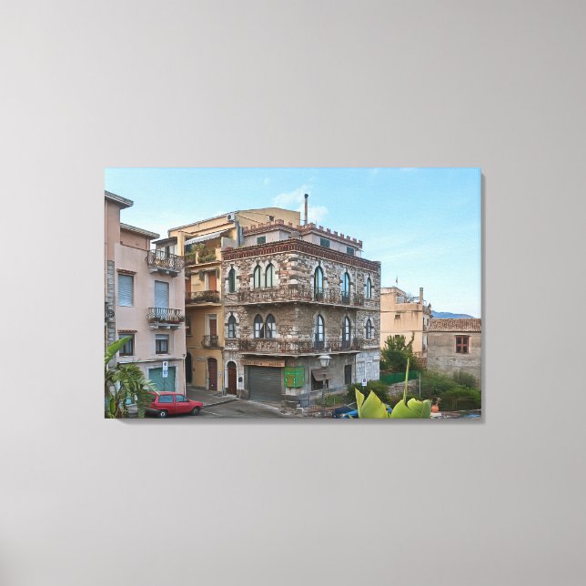 Taormina. 6. canvastryck (Framsida)
