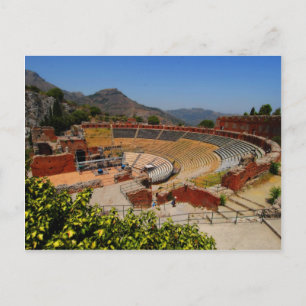 Taormina amphitheater 1 vykort