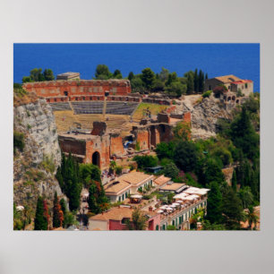 Taormina amphitheater 3 poster