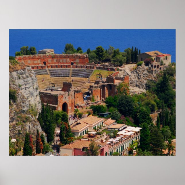 Taormina amphitheater 3 poster (Framsidan)