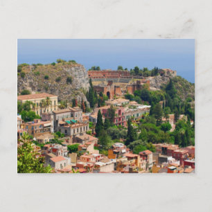 Taormina amphitheater 4 vykort