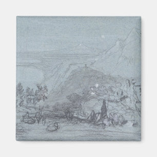Taormina från "beskådar av Sicily" (krita & Magnet