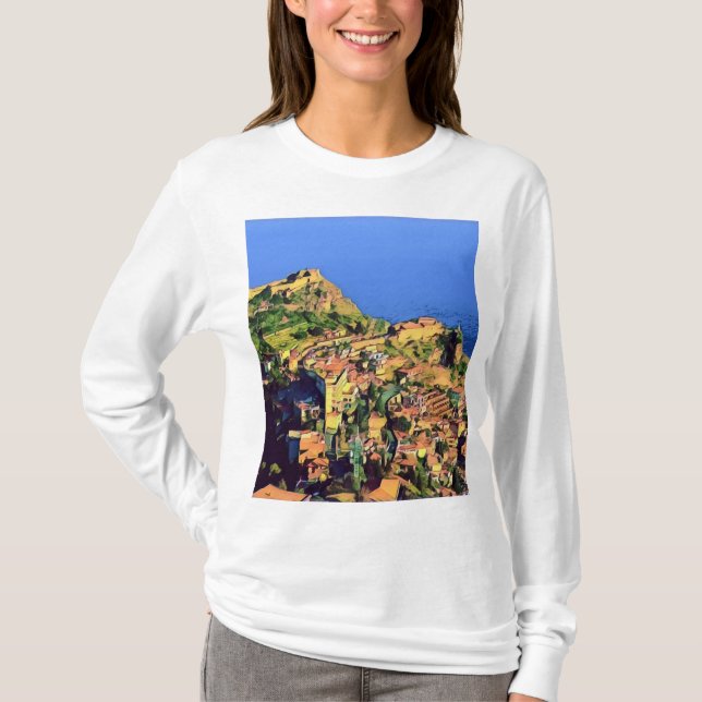 TAORMINA - Sicilien - T Shirt (Framsida)