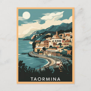 Taormina, Sicilien Vykort