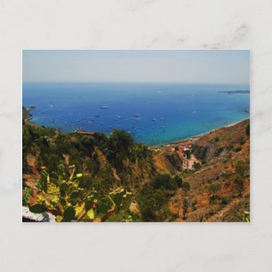 Taormina view 1 vykort