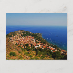 Taormina view 2 vykort