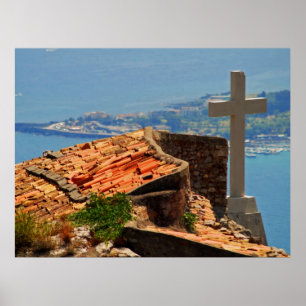 Taormina view 4 poster