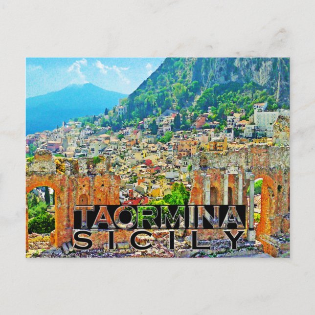 Taormina Vykort (Framsida)