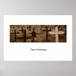 Taos Cemetic Poster