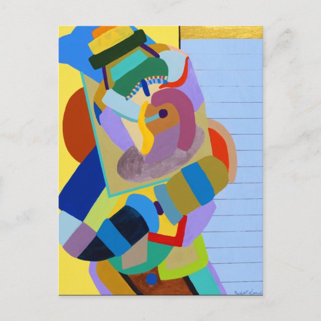 "Taos dansare" vid Ruchell Alexander Vykort (Framsida)