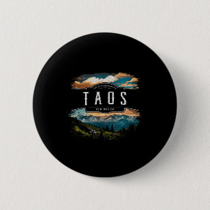 Taos Mountains New Mexico Vandring Utomhus Vintage Knapp