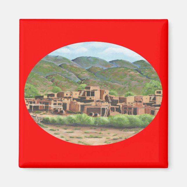 Taos, New mexico Magnet (Framsidan)