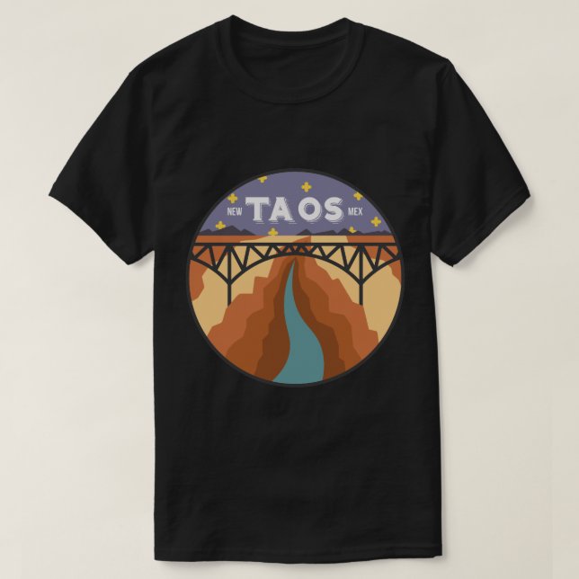 Taos, New mexico - Natten T Shirt (Design framsida)