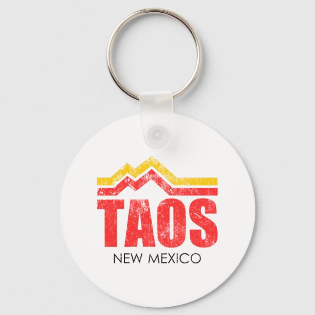 Taos New mexico Nyckelring (Framsida)