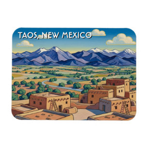 Taos New Mexico Resor Magnet